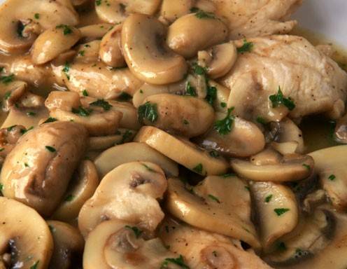 Hühnchen mit Champignons Rezept - ichkoche.at Hühnchen mit Champignons Rezept - ichkoche.at