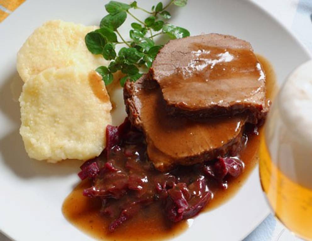Rindsbraten in Biersauce Rindsbraten in Biersauce