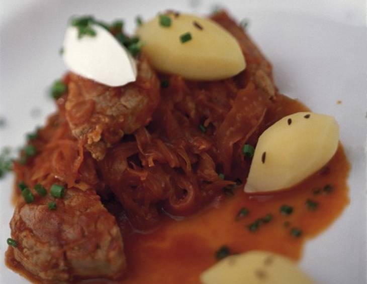 Krautfleisch vom Strohschwein Krautfleisch vom Strohschwein