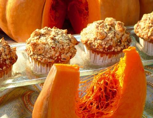 Muskatkürbis-Muffins Rezept - ichkoche.de Muskatkürbis-Muffins Rezept - ichkoche.de