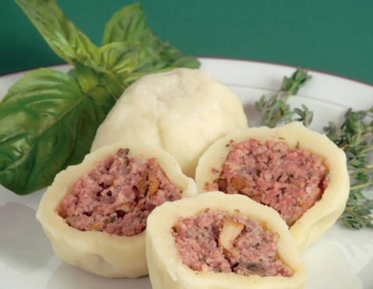 Wildleberkäseknödel Wildleberkäseknödel