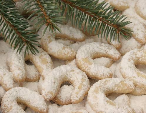 Vanillekipferln (auch für Diabetiker) Rezept - ichkoche.de Vanillekipferln (auch für Diabetiker) Rezept - ichkoche.de