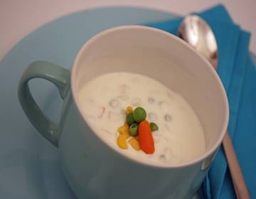 Kalte Gemüse-Rahmsuppe Kalte Gemüse-Rahmsuppe