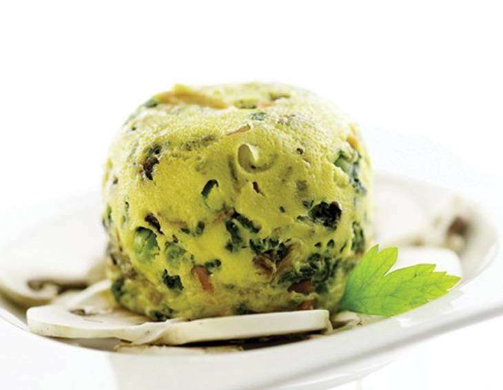 Spinat-Pilz-Pudding Spinat-Pilz-Pudding