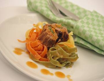 Rindsroulade mit Kürbis Rindsroulade mit Kürbis