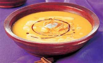Kürbiscreme-Suppe