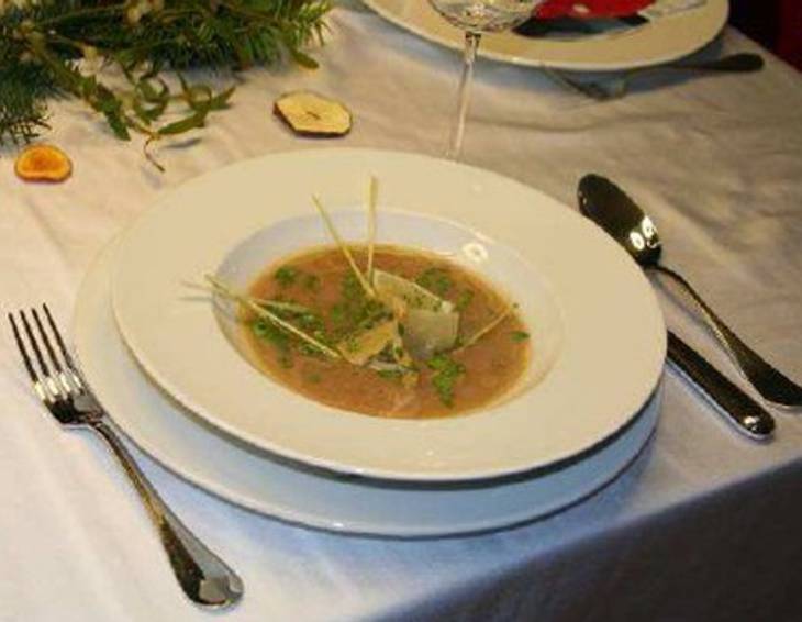 Kokos-Hühner Suppe mit Wan Tans Kokos-Hühner Suppe mit Wan Tans