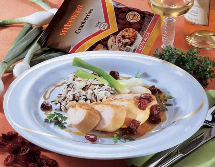 Hühnchenbrustfilet mit Cranberries Hühnchenbrustfilet mit Cranberries