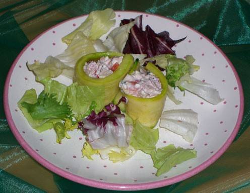 Zucchini-Schinkenröllchen Rezept - ichkoche.de Zucchini-Schinkenröllchen Rezept - ichkoche.de