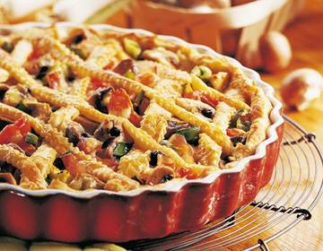 Blätterteig-Pilz-Torte Blätterteig-Pilz-Torte