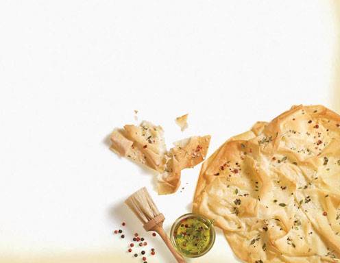 Knitterchips aus Strudelteig