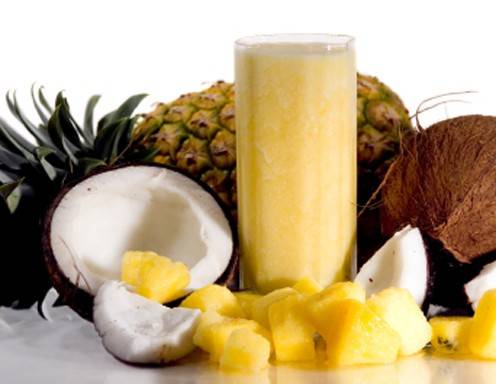 Ananas-Kokos-Smoothie