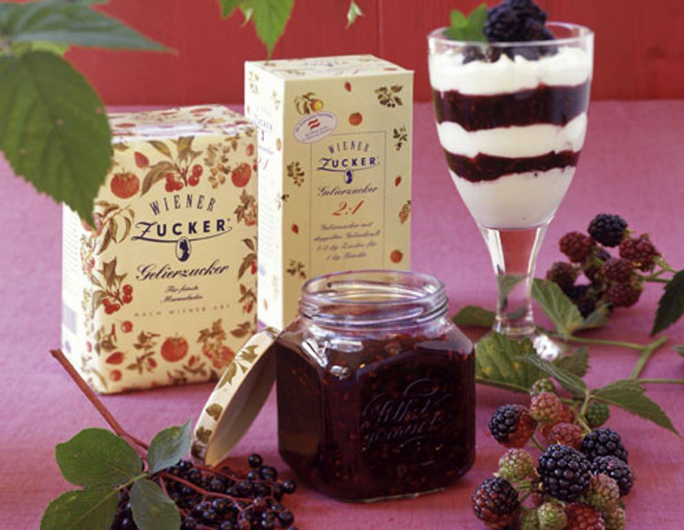 Brombeer-Holunder-Marmelade Brombeer-Holunder-Marmelade