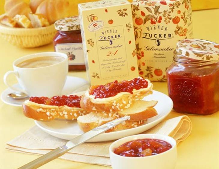 Marillen-Kirsch-Gelee Marillen-Kirsch-Gelee