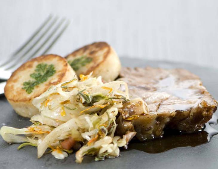Schopfbraten nach böhmischer Art Schopfbraten nach böhmischer Art