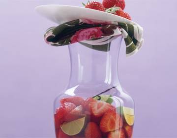 Marinierte Vanille- Rum- Erdbeeren