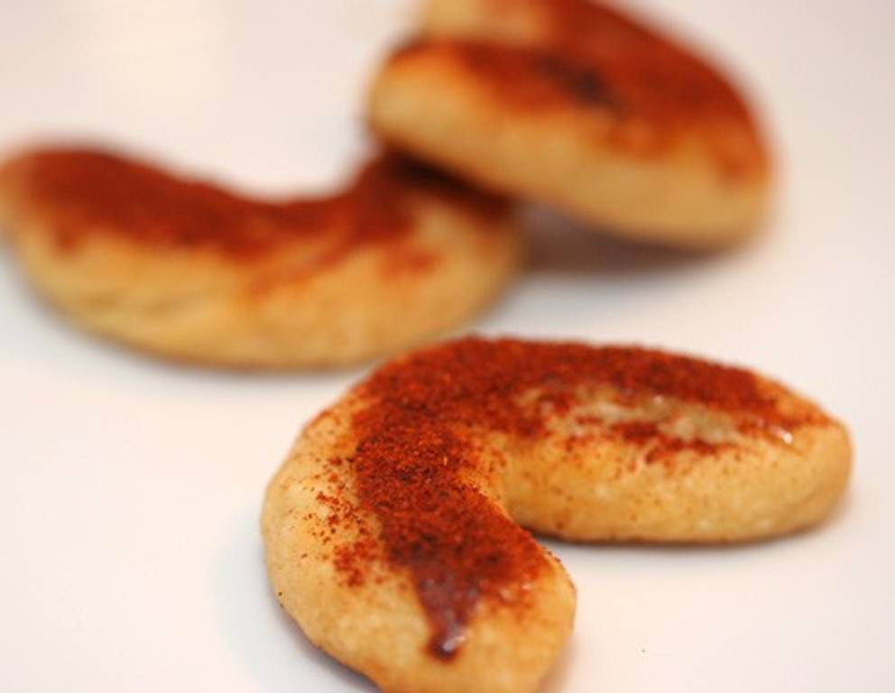 Käsekipferl mit Paprika Käsekipferl mit Paprika