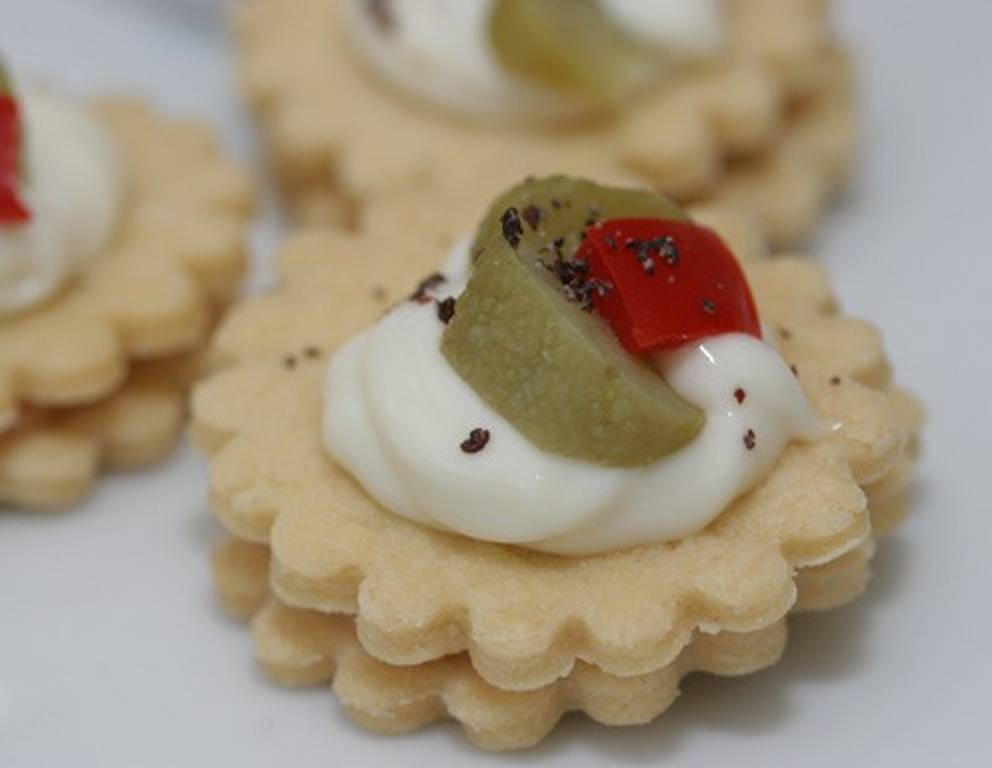 Pikante Mürbteigtaler Pikante Mürbteigtaler