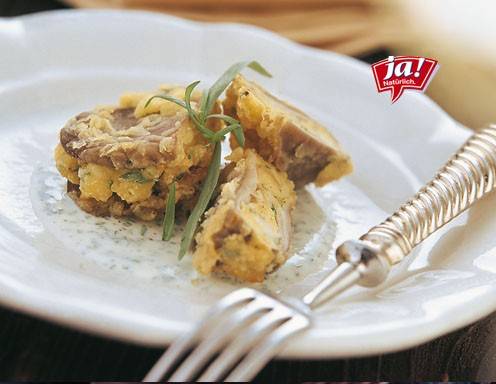 Gefüllte Austernpilze mit Kräuterjoghurt Rezept - ichkoche.de Gefüllte Austernpilze mit Kräuterjoghurt Rezept - ichkoche.de