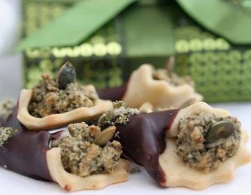 Weihnachtsstanitzel mit Kürbiskernfülle Weihnachtsstanitzel mit Kürbiskernfülle