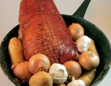 Schweinsbraten vom Holzofen Schweinsbraten vom Holzofen