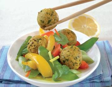 Tofu-Kokos-Bällchen Tofu-Kokos-Bällchen