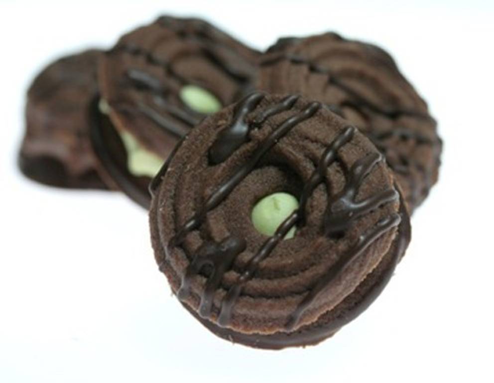 Spritzgebäck mit Schokolade Spritzgebäck mit Schokolade