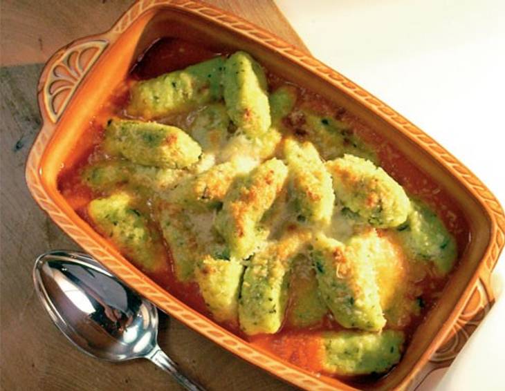 Bärlauchnockerln mit Topfen Bärlauchnockerln mit Topfen