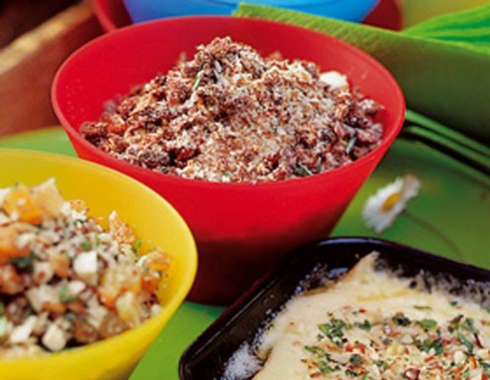 Raclette mit würzigen Streuseln Raclette mit würzigen Streuseln