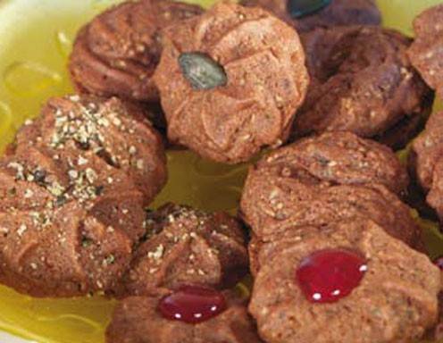 Kürbiskern-Spritzgebäck