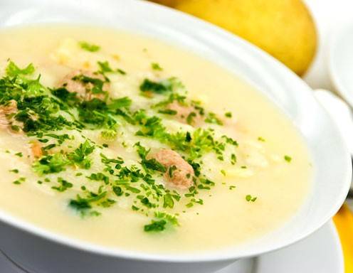 Kräuter-Kartoffelsuppe