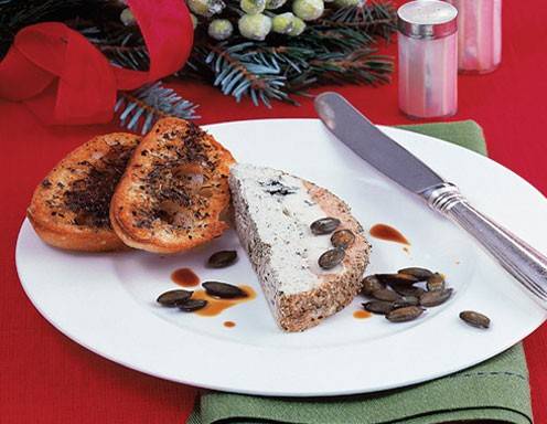 Gorgonzola Mascarpone Terrine Rezept - ichkoche.ch Gorgonzola Mascarpone Terrine Rezept - ichkoche.ch