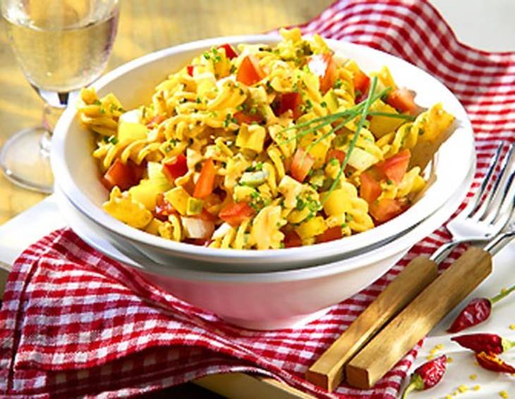 Scharfer Nudelsalat Scharfer Nudelsalat