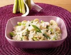 Spargelrisotto mit Champignons und Kräutern Rezept - ichkoche.de