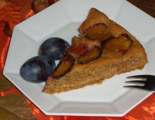 Zwetschkenkuchen mit Buchweizen