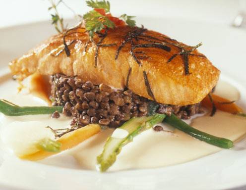Hechtfilet mit Linsen Rezept - ichkoche.ch