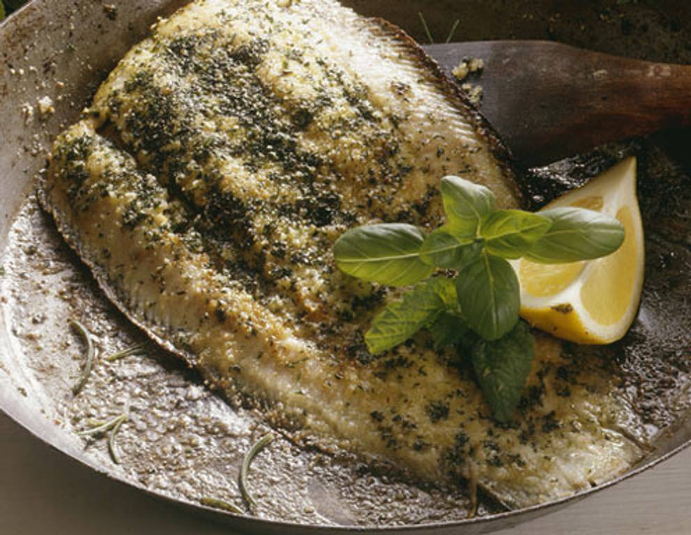 Reinankenfilet in der Kräuterkruste Reinankenfilet in der Kräuterkruste