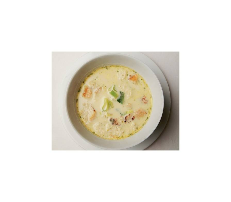 Jungzwiebelsuppe