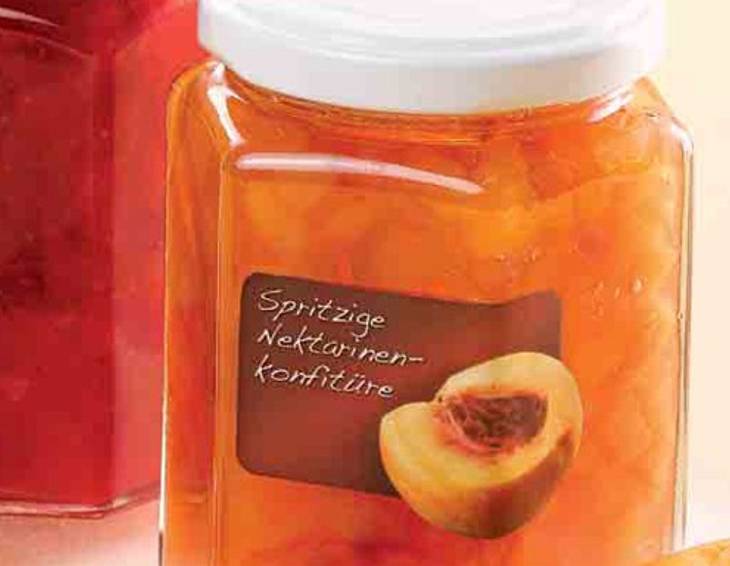 Spritzige Nektarinenmarmelade Spritzige Nektarinenmarmelade