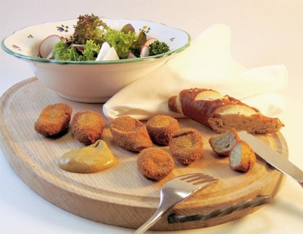 Knusprige Weißwurstradeln Knusprige Weißwurstradeln