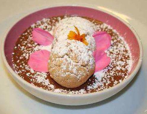 Schoko-Chili Mousse mit Ingwer Cookies