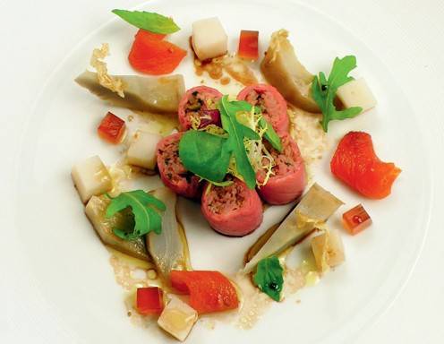 Beef Tatar mit Rote Rüben-Chutney Rezept - ichkoche.at