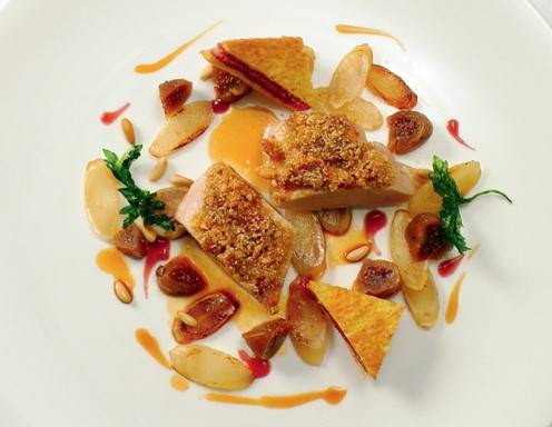Kalbsfilet mit Feigen-Nuss-Kruste Rezept - ichkoche.ch