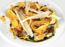 Kürbistascherl mit Parmesan Kürbistascherl mit Parmesan