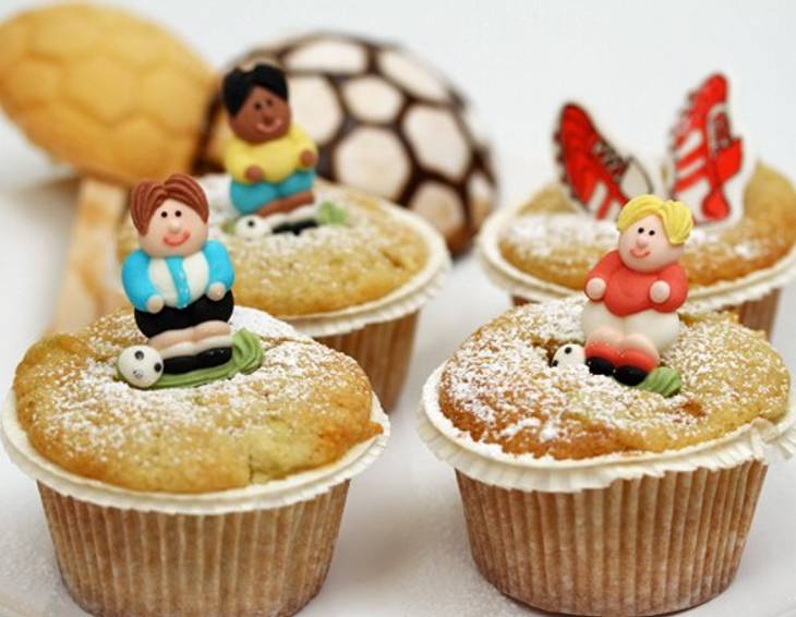 Fußball-Muffins Fußball-Muffins