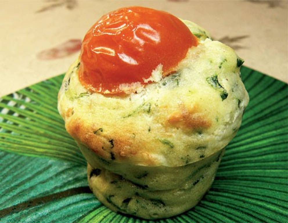 Spinat-Ziegenkäse-Muffins Spinat-Ziegenkäse-Muffins