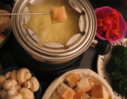 Pilzfondue