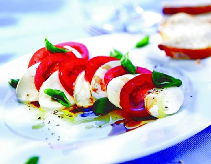 Mozzarella Caprese légere