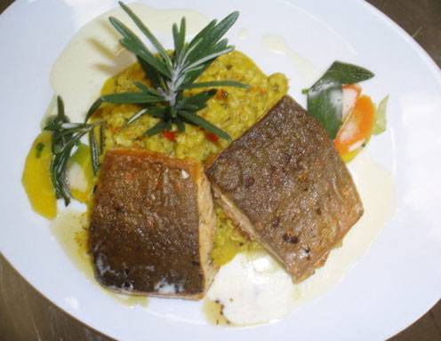 Rollgerste-Kürbis-Risotto mit Walnüssen und Weintrauben Rezept ...