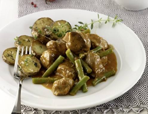 Lammragout mit Brechbohnen Rezept - ichkoche.ch Lammragout mit Brechbohnen Rezept - ichkoche.ch